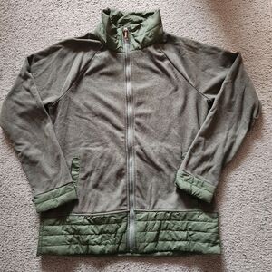 686 Women's Jacket Medium Green Khaki Smarty Base Layer Skiing Hiking